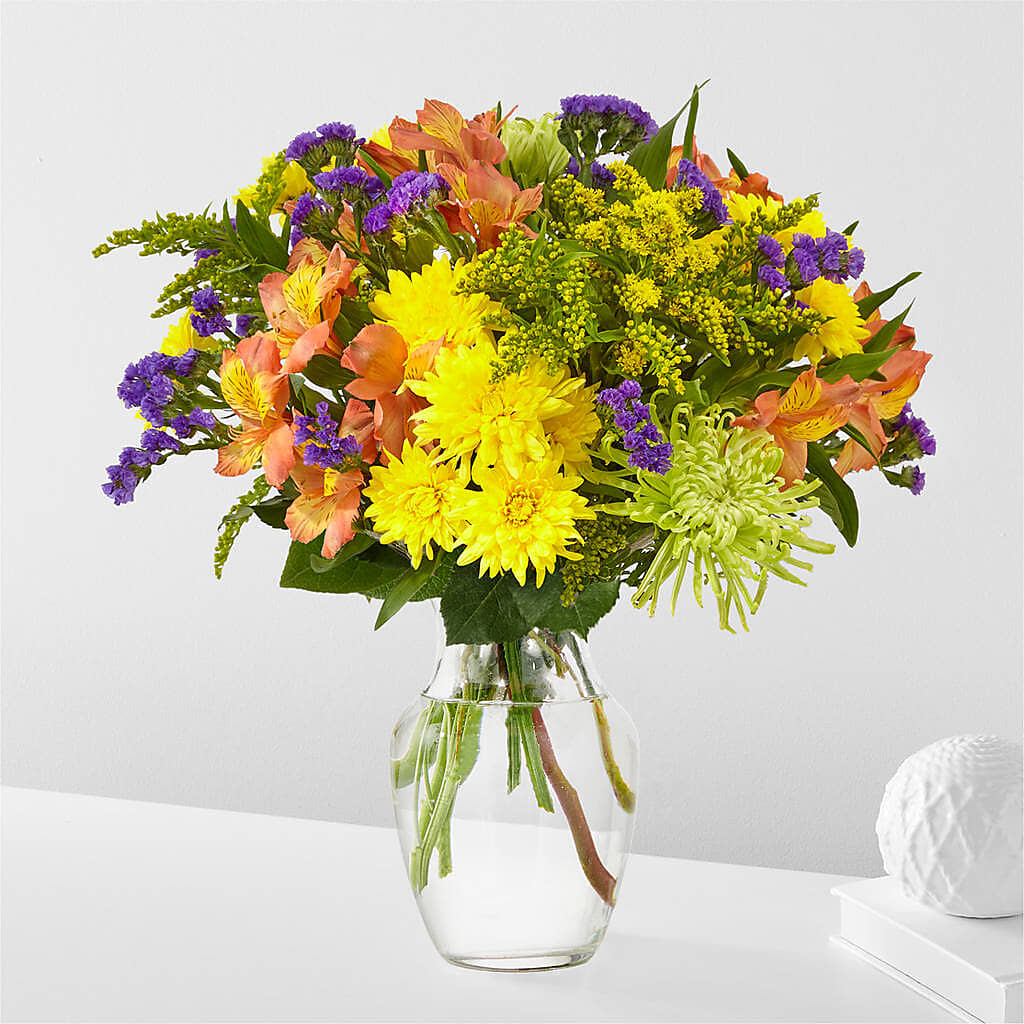 Marmalade Skies Bouquet – Stardust Flowers, Surrey BC