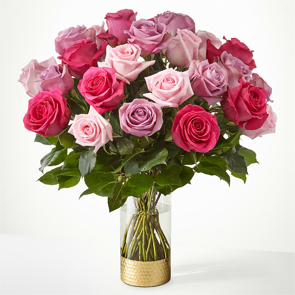 Pure Beauty Mixed Roses – Stardust Flowers, Surrey BC