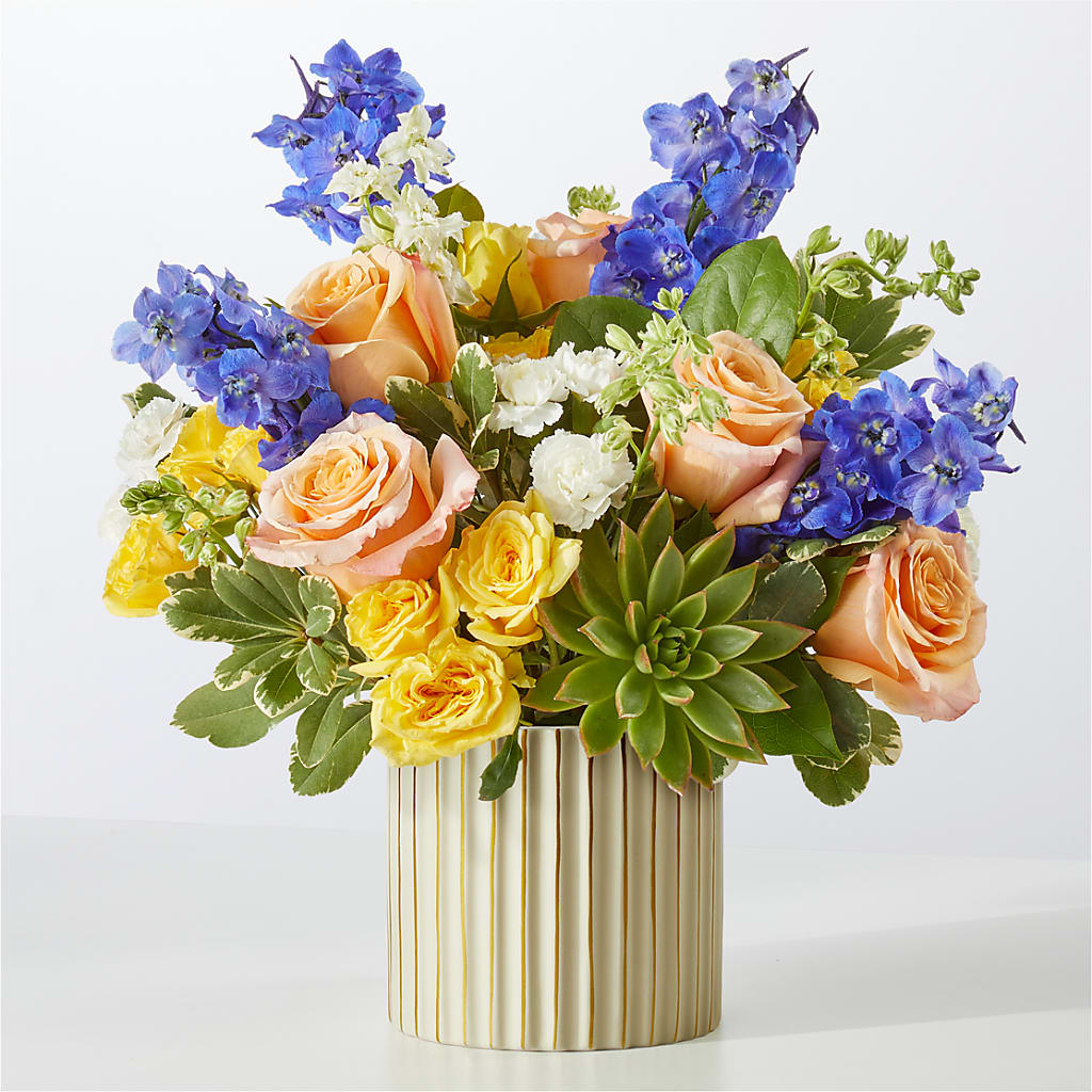 Cobalt Reverie Bouquet – Stardust Flowers, Surrey BC