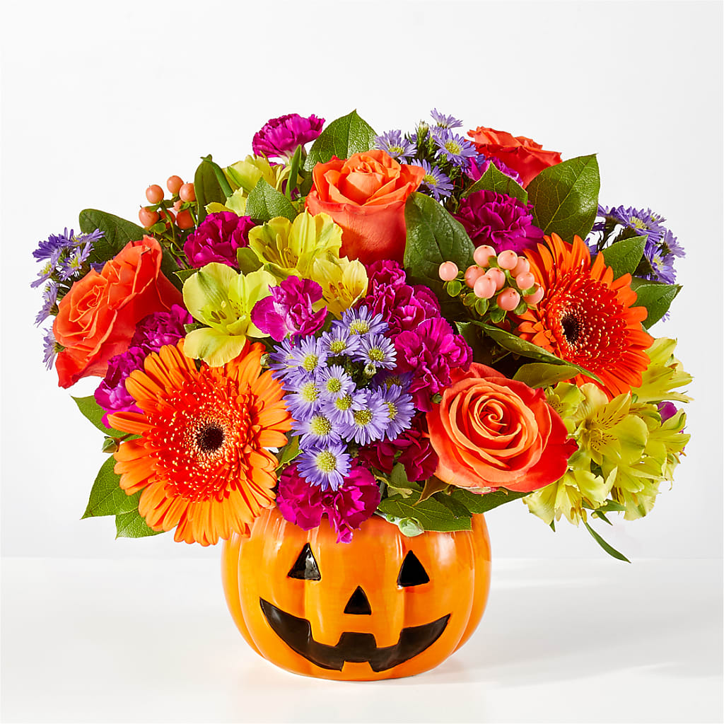 Tricks & Treats Pumpkin – Stardust Flowers, Surrey BC