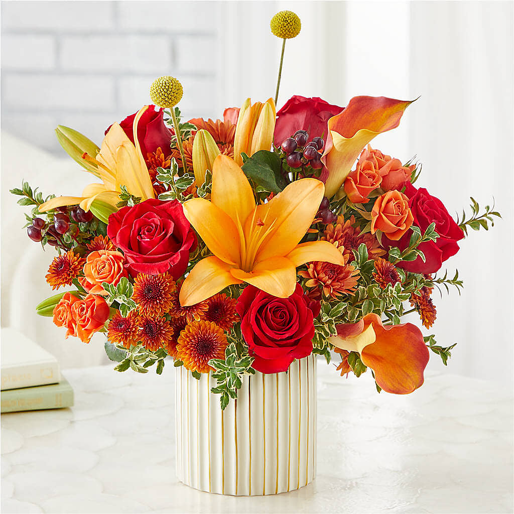 Scarlet Skies Bouquet – Stardust Flowers, Surrey BC