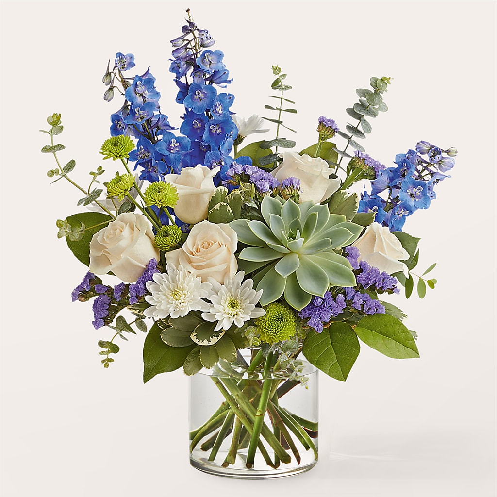 Cerulean Waves Bouquet – Stardust Flowers, Surrey BC