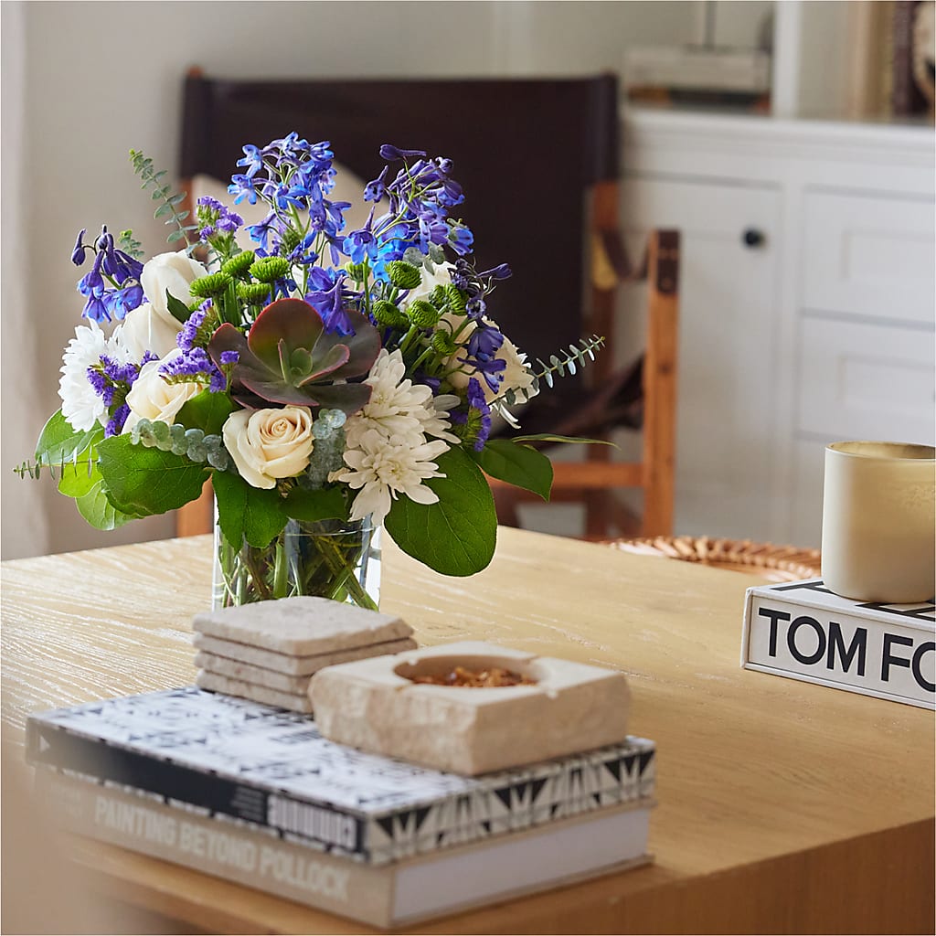 Cerulean Waves Bouquet – Stardust Flowers, Surrey BC