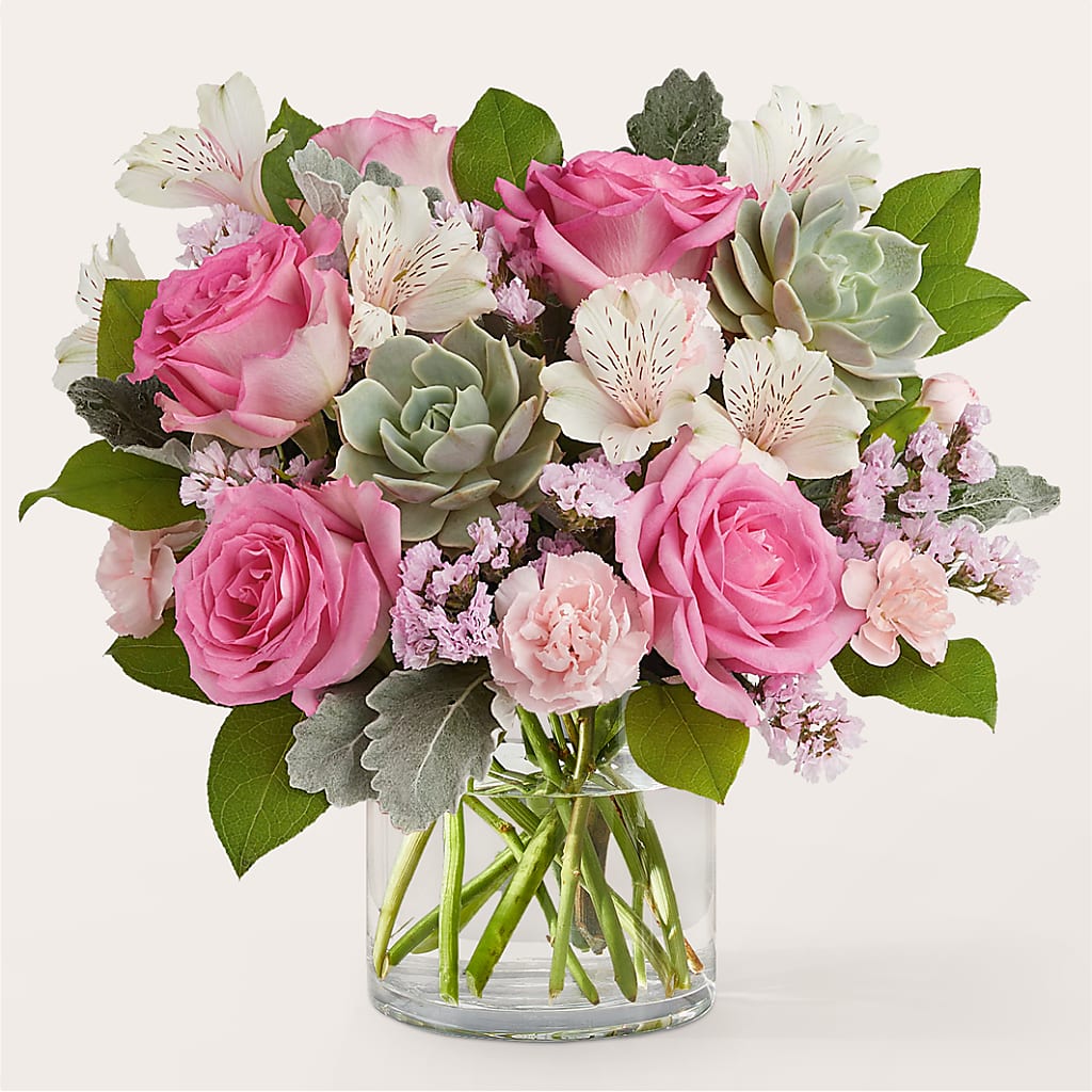 Dusty Rose Bouquet – Stardust Flowers, Surrey BC