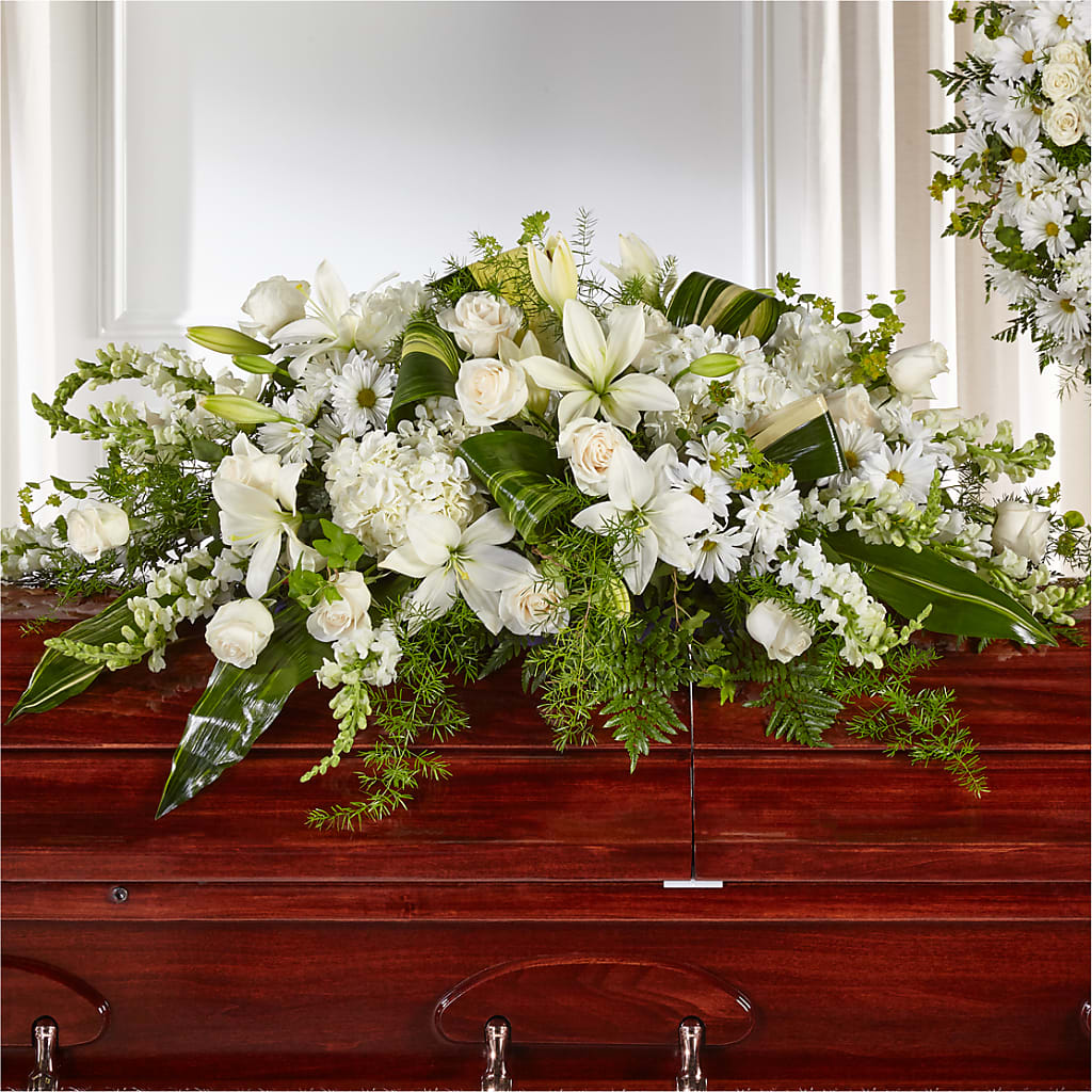 Abundance Casket Spray – Stardust Flowers, Surrey BC