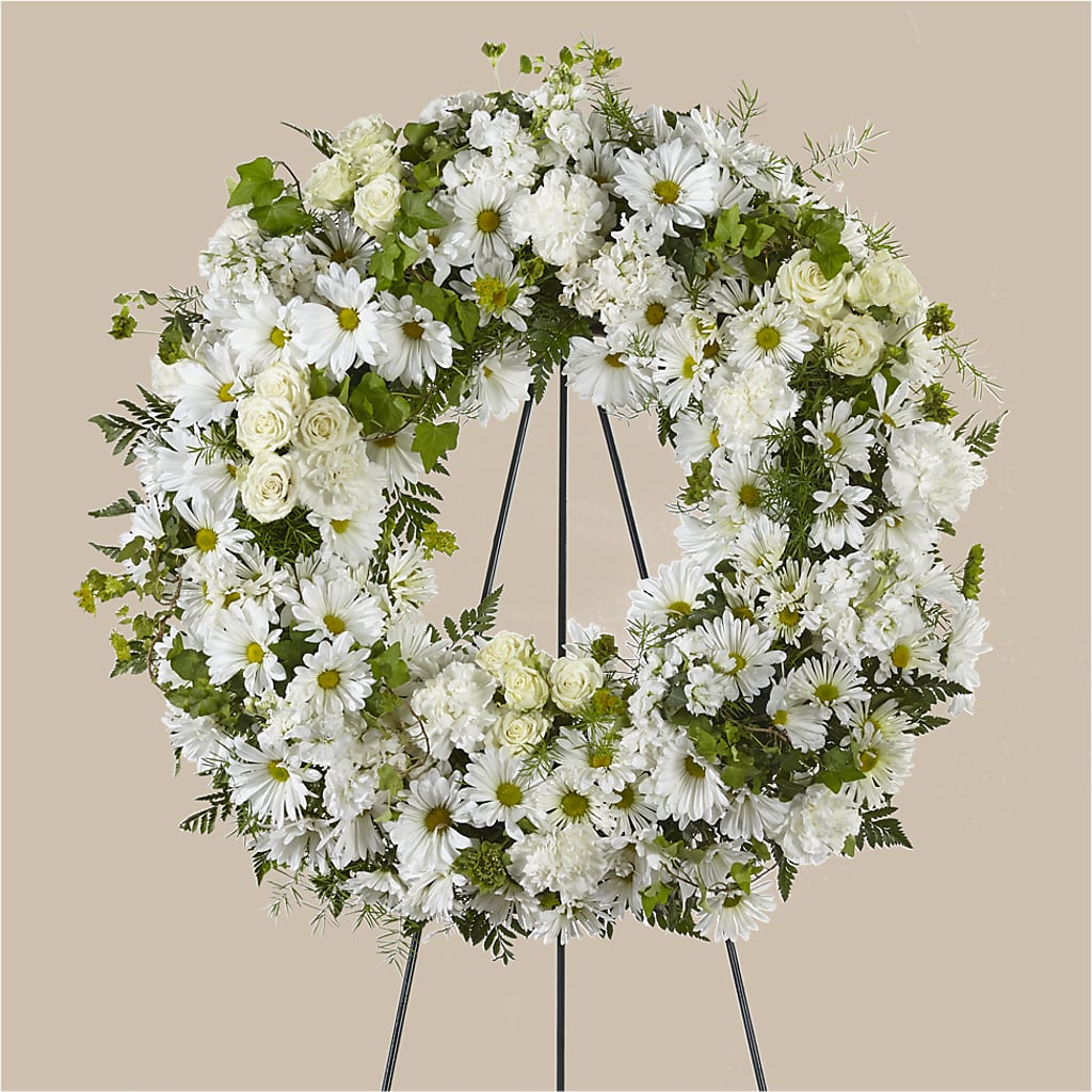 Faithful Wishes Wreath – Stardust Flowers, Surrey BC