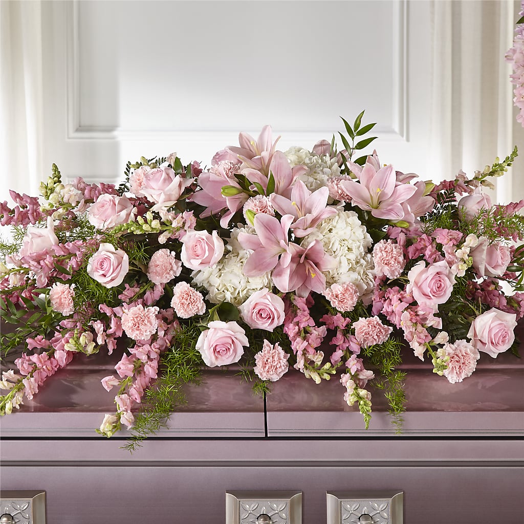 Life & Remembrance Casket Spray – Stardust Flowers, Surrey BC