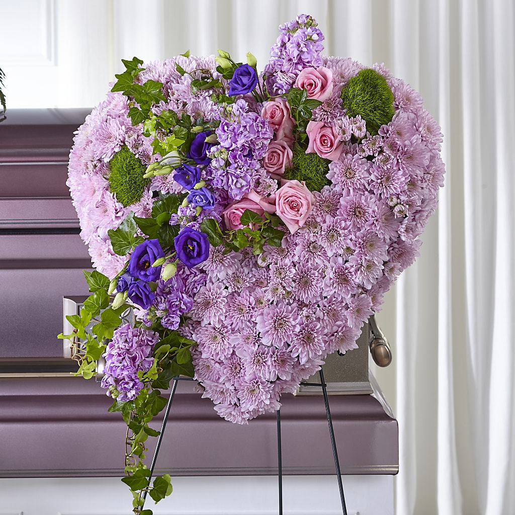 Treasured Love Standing Heart – Stardust Flowers, Surrey BC