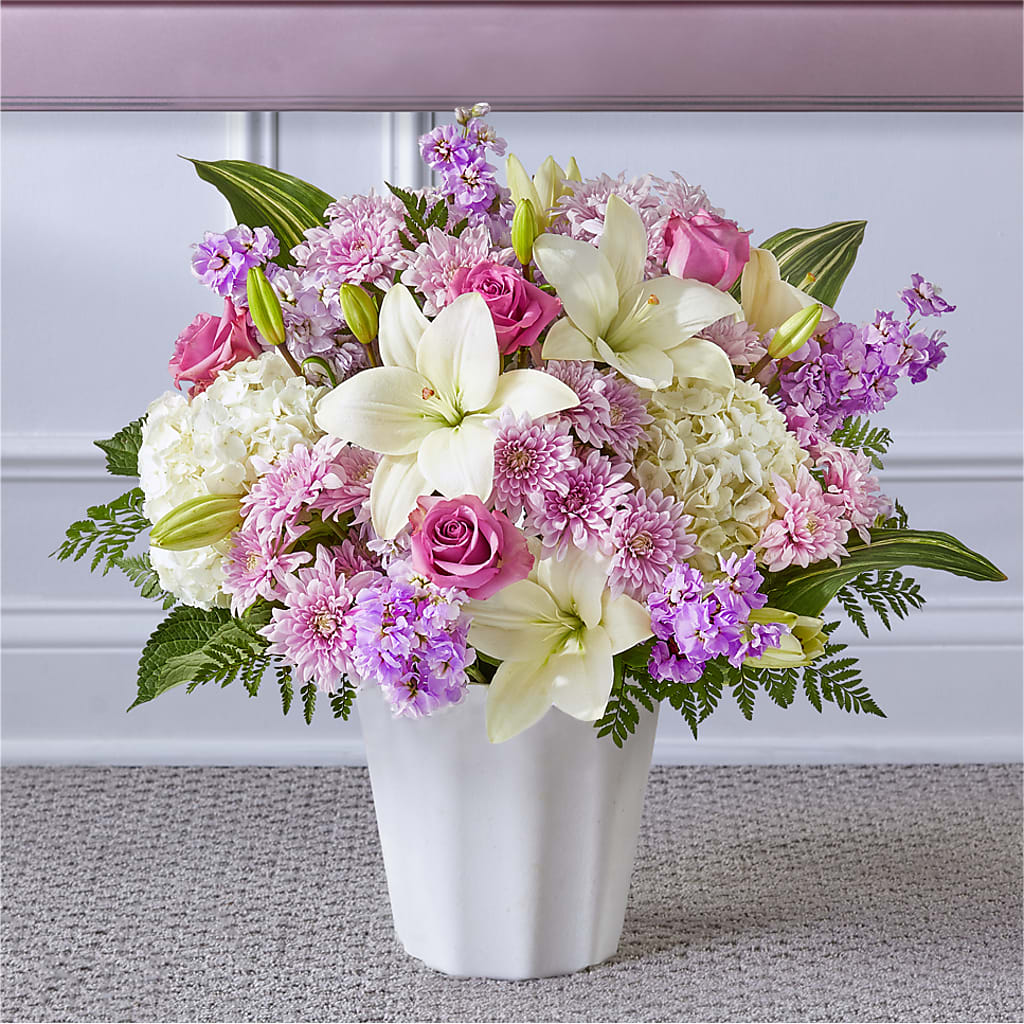 Heaven Sent Floor Basket – Stardust Flowers, Surrey BC