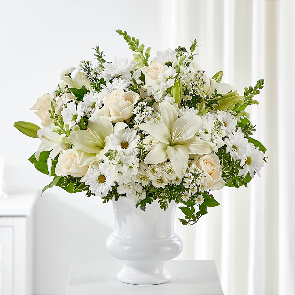 Uplifting Urn Arrangement – Stardust Flowers, Surrey BC