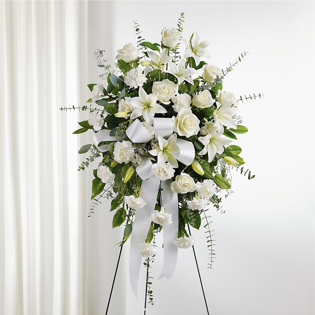 With Care Standing Spray – Stardust Flowers, Surrey BC
