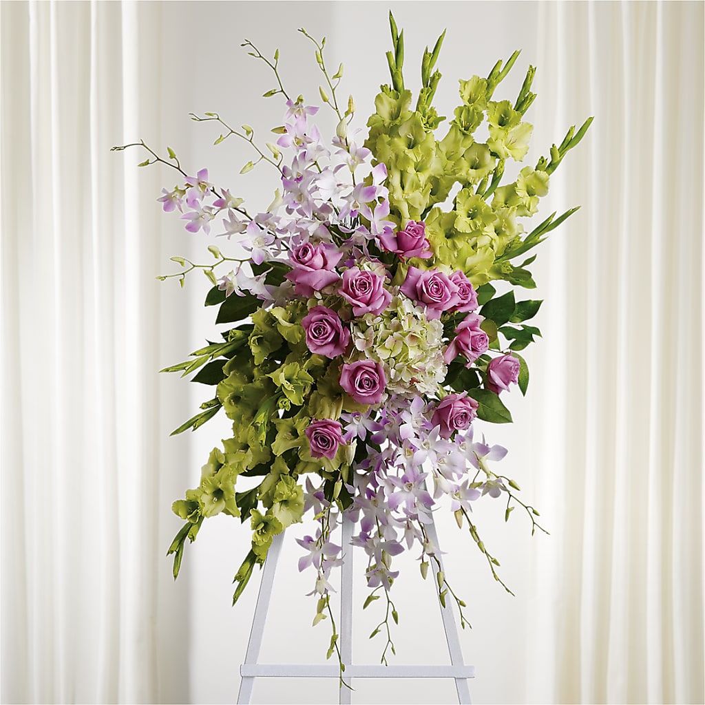 Lasting Legacy Standing Spray – Stardust Flowers, Surrey BC
