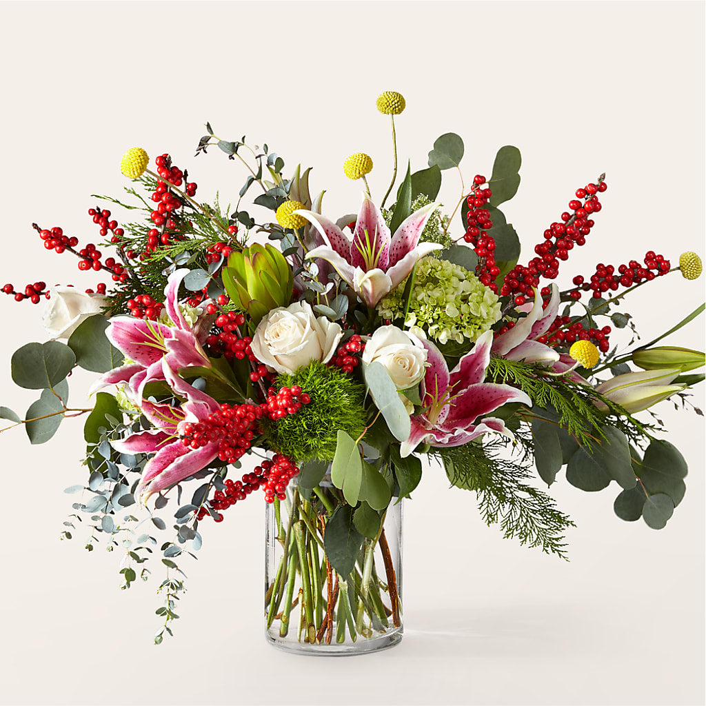 Berry & Bright Bouquet – Stardust Flowers, Surrey BC