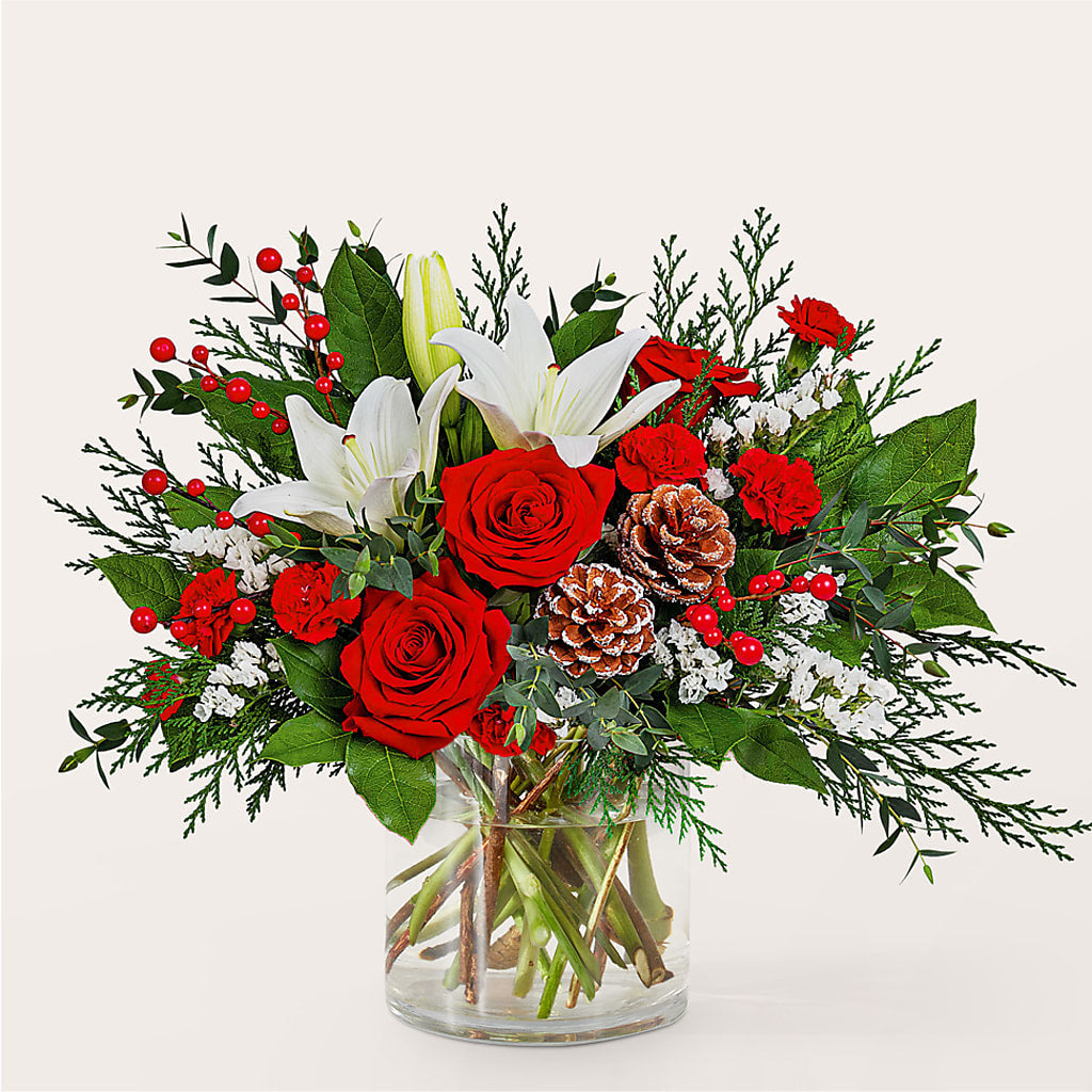 Best in Snow Bouquet – Stardust Flowers, Surrey BC