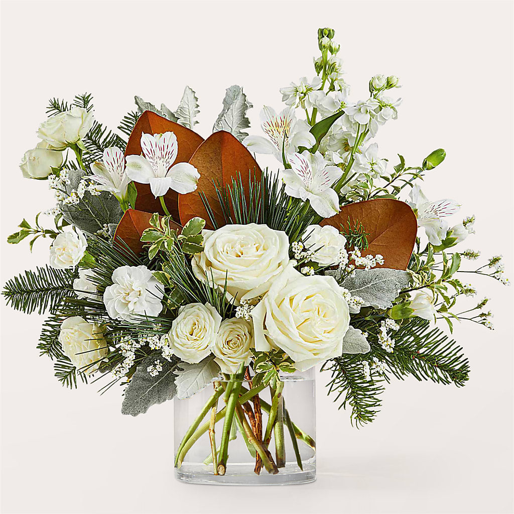 Fresh Snowfall Bouquet – Stardust Flowers, Surrey BC