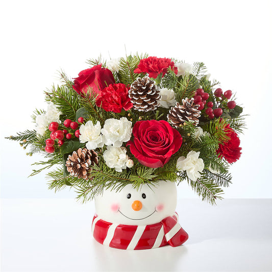 Jolly Snowman Bouquet –  Stardust Flowers, Surrey BC