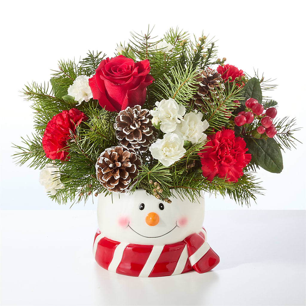 Jolly Snowman Bouquet –  Stardust Flowers, Surrey BC