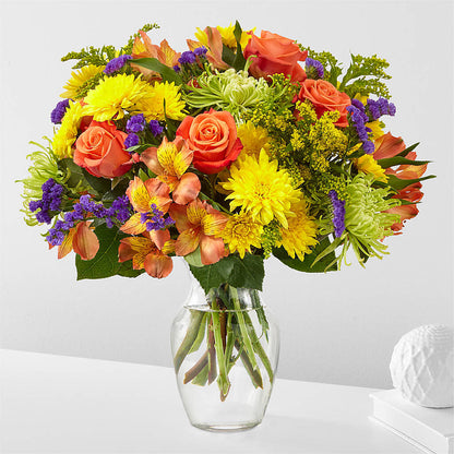 Marmalade Skies Bouquet –  Stardust Flowers, Surrey BC