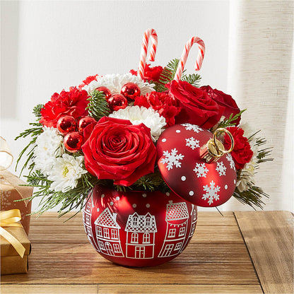 Cheer in the Air Ornament –  Stardust Flowers, Surrey BC