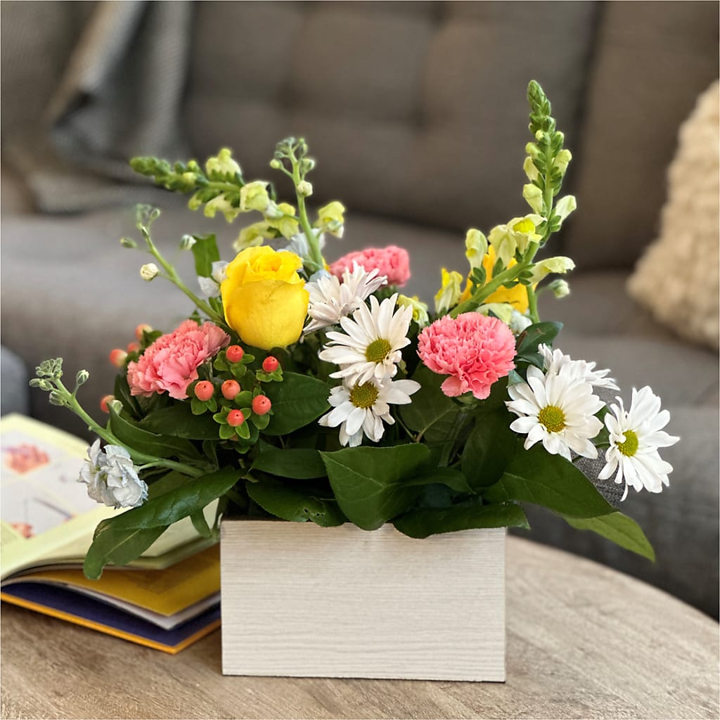 Sun Salutation Box Bouquet –  Stardust Flowers, Surrey BC