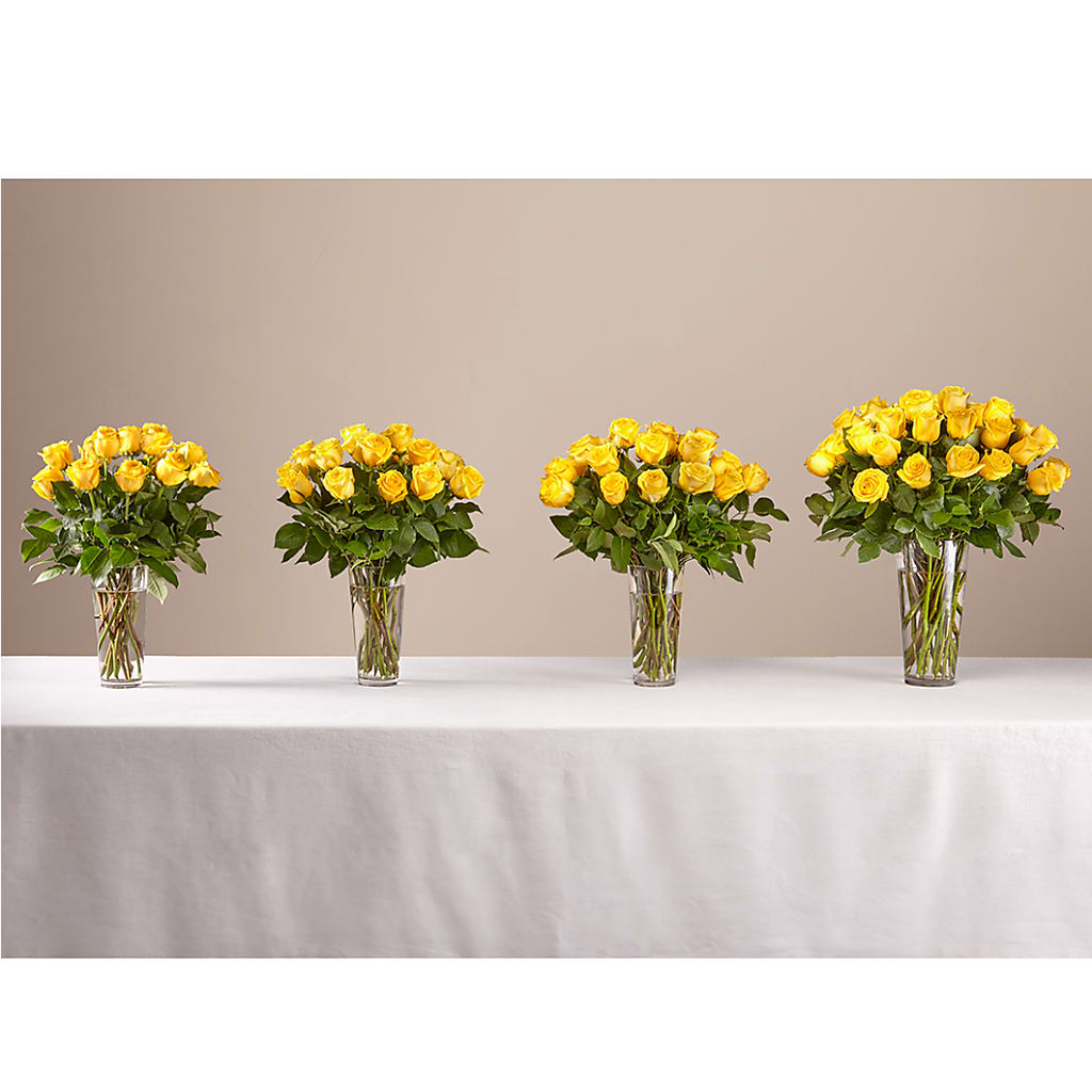 Long Stem Yellow Rose Bouquet –  Stardust Flowers, Surrey BC
