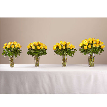 Long Stem Yellow Rose Bouquet –  Stardust Flowers, Surrey BC