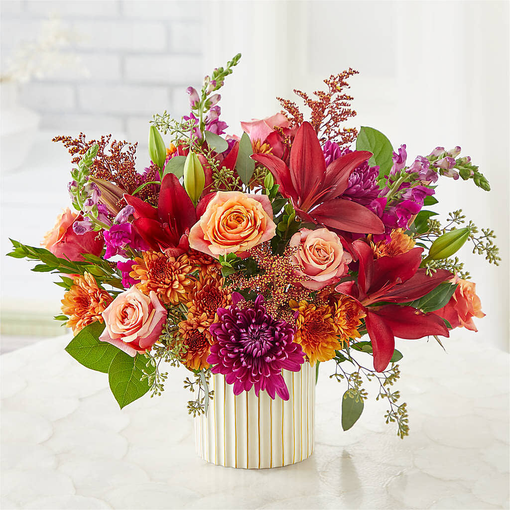 Burgundy Landscape Bouquet –  Stardust Flowers, Surrey BC
