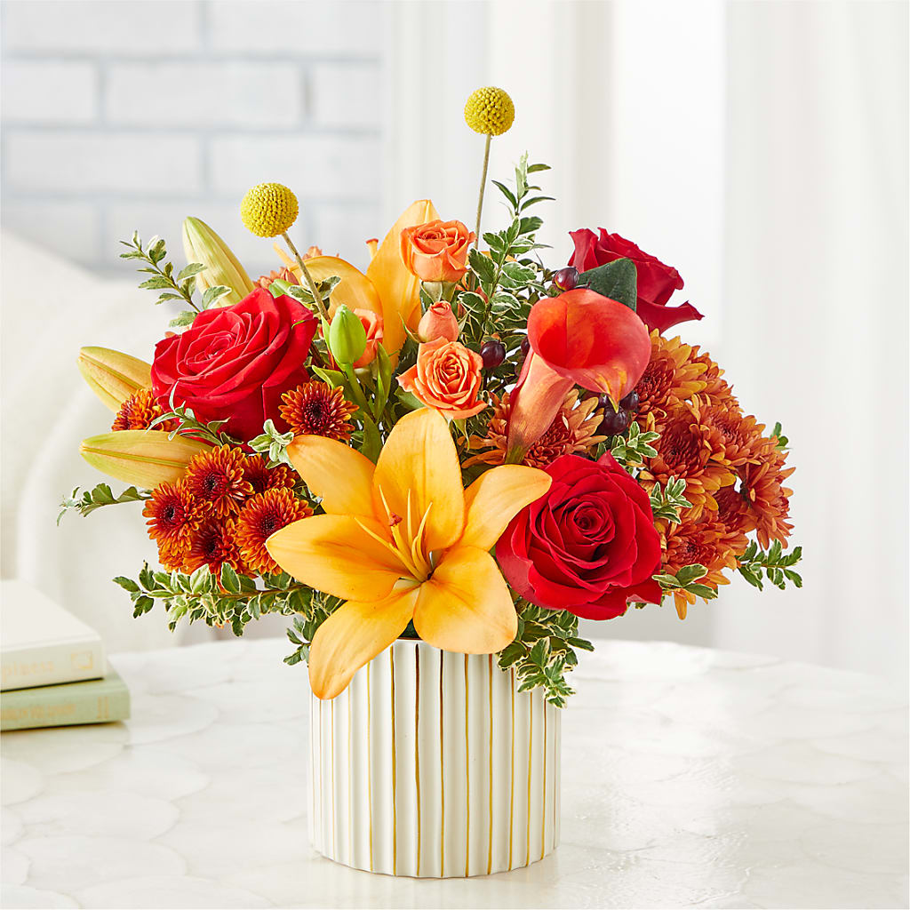 Scarlet Skies Bouquet –  Stardust Flowers, Surrey BC
