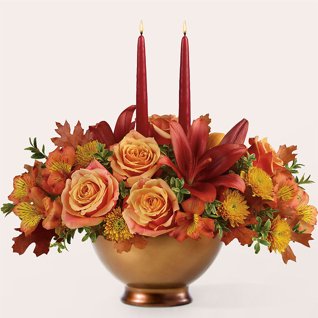 Harvest Table Centerpiece –  Stardust Flowers, Surrey BC