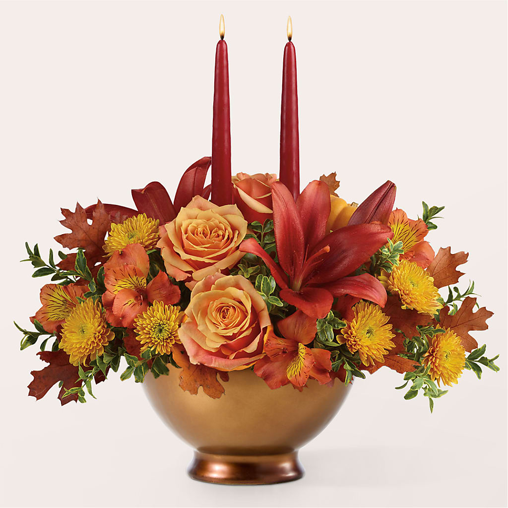 Harvest Table Centerpiece –  Stardust Flowers, Surrey BC