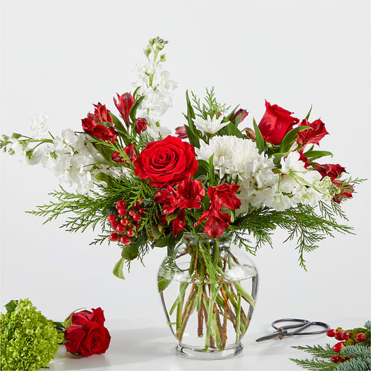 Merry Moment Bouquet – A Florist Original –  Stardust Flowers, Surrey BC