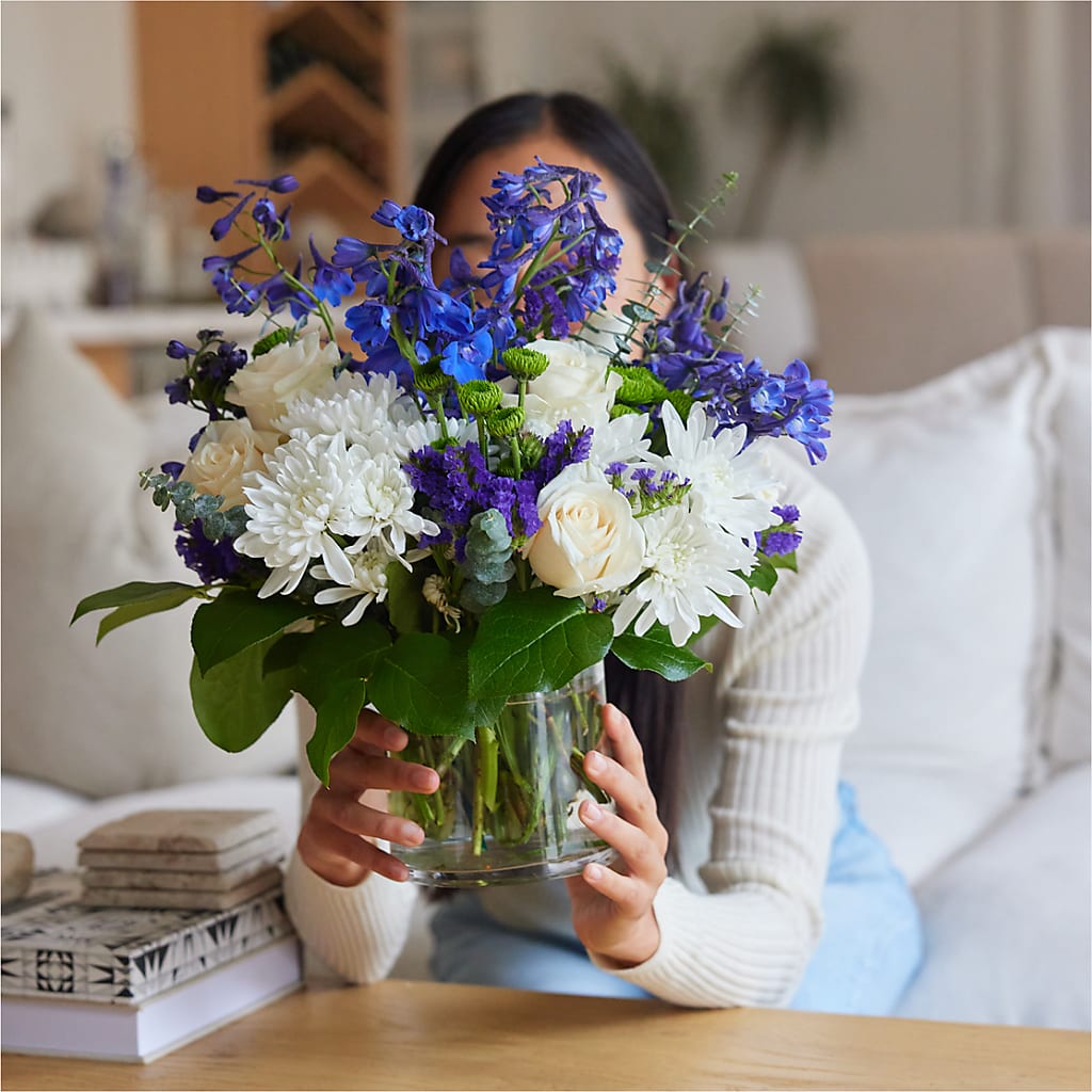 Cerulean Waves Bouquet –  Stardust Flowers, Surrey BC