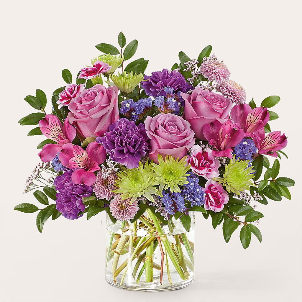 Glass Half Full Bouquet –  Stardust Flowers, Surrey BC