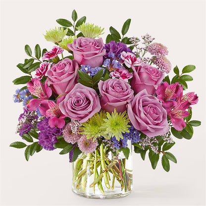 Glass Half Full Bouquet –  Stardust Flowers, Surrey BC