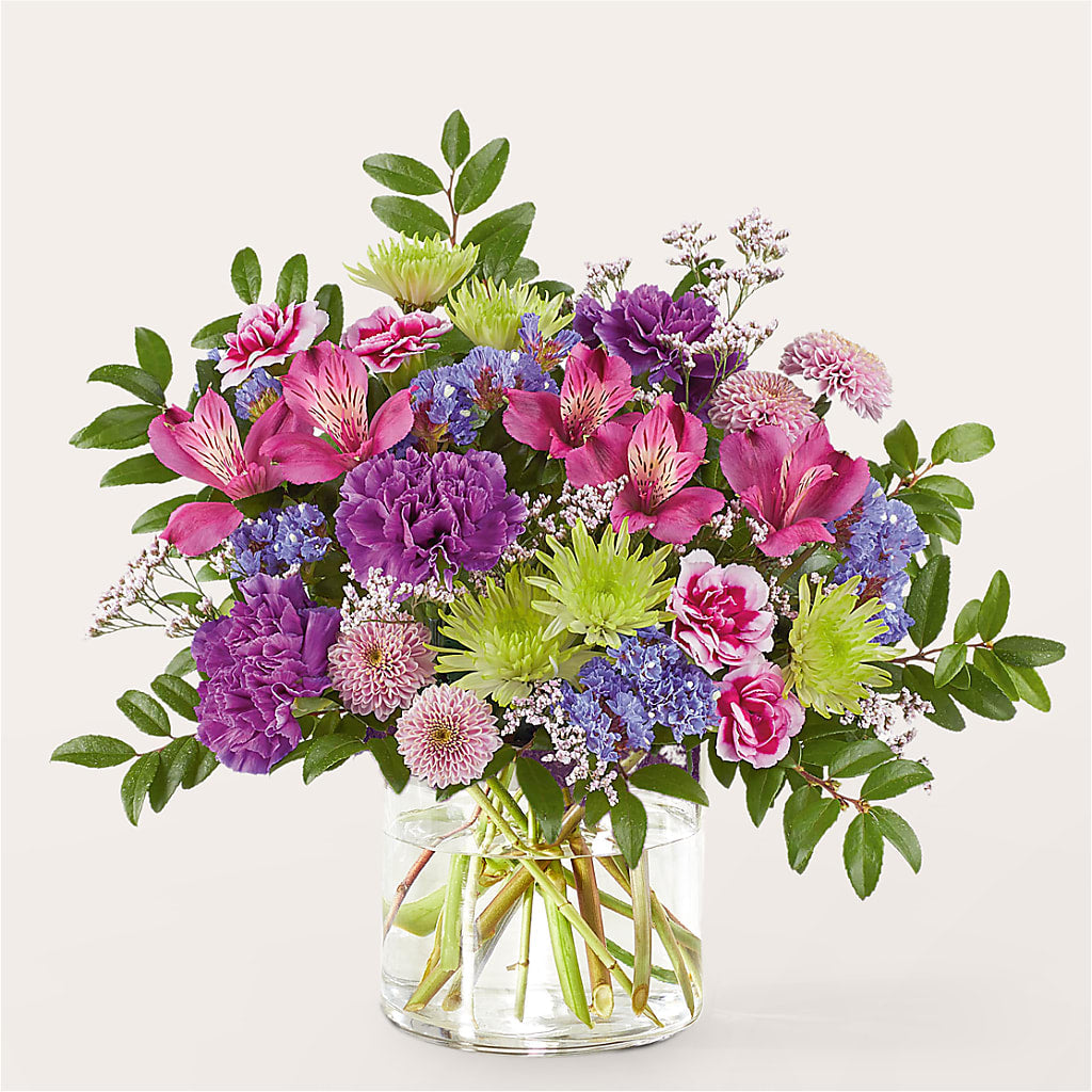 Glass Half Full Bouquet –  Stardust Flowers, Surrey BC
