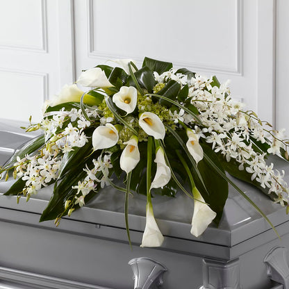 Angel Wings Casket Spray –  Stardust Flowers, Surrey BC