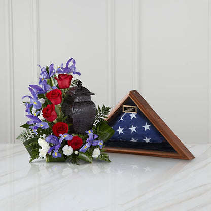 Patriotic Tribute Arrangement –  Stardust Flowers, Surrey BC