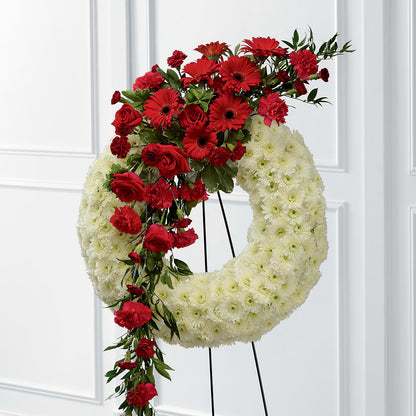 Graceful Tribute Wreath –  Stardust Flowers, Surrey BC