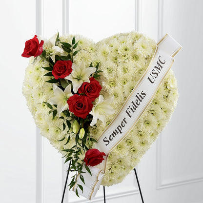 Heartfelt Hero Standing Heart –  Stardust Flowers, Surrey BC