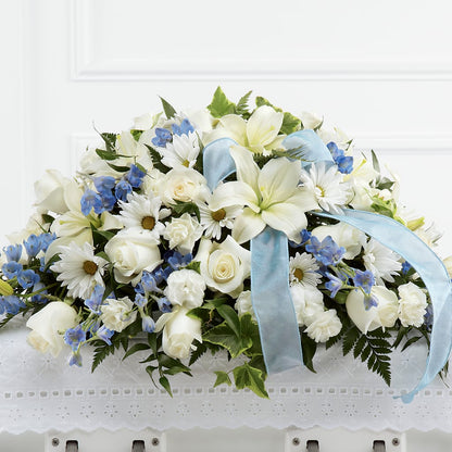 Tender Treasure Casket Spray –  Stardust Flowers, Surrey BC