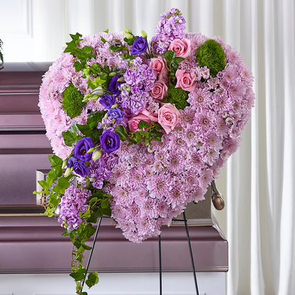 Treasured Love Standing Heart –  Stardust Flowers, Surrey BC