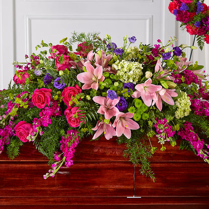Radiant Tribute Casket Spray –  Stardust Flowers, Surrey BC