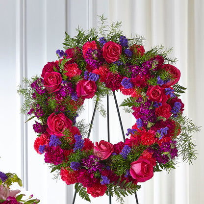 Calming Colors Wreath –  Stardust Flowers, Surrey BC