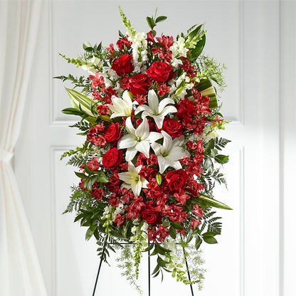 Everlasting Memory Standing Spray –  Stardust Flowers, Surrey BC