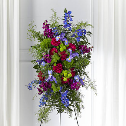 Heavenly Skies Standing Spray –  Stardust Flowers, Surrey BC
