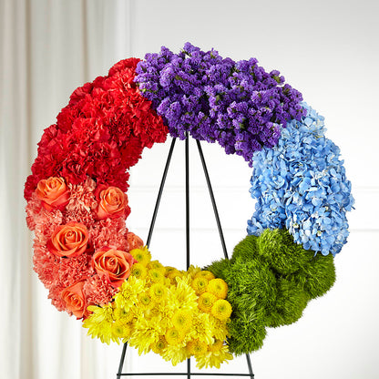 Circle of Love Wreath –  Stardust Flowers, Surrey BC