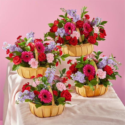 Pink Picnic Basket –  Stardust Flowers, Surrey BC