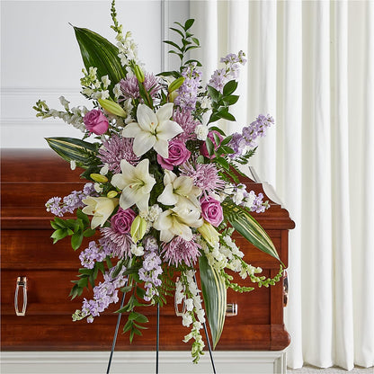 Grateful Hearts Standing Spray –  Stardust Flowers, Surrey BC