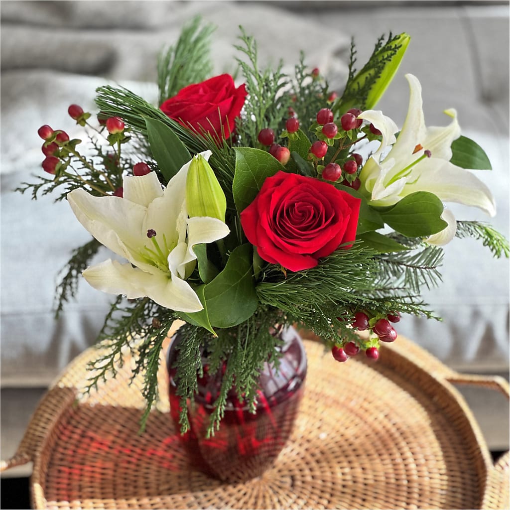 Evergreen Delight Bouquet –  Stardust Flowers, Surrey BC