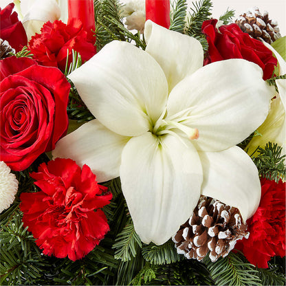 Seasonal Festivities Centerpiece –  Stardust Flowers, Surrey BC